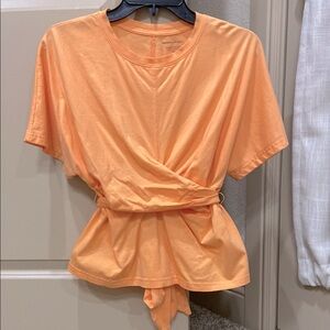 Banana Republic supima cotton wrap top